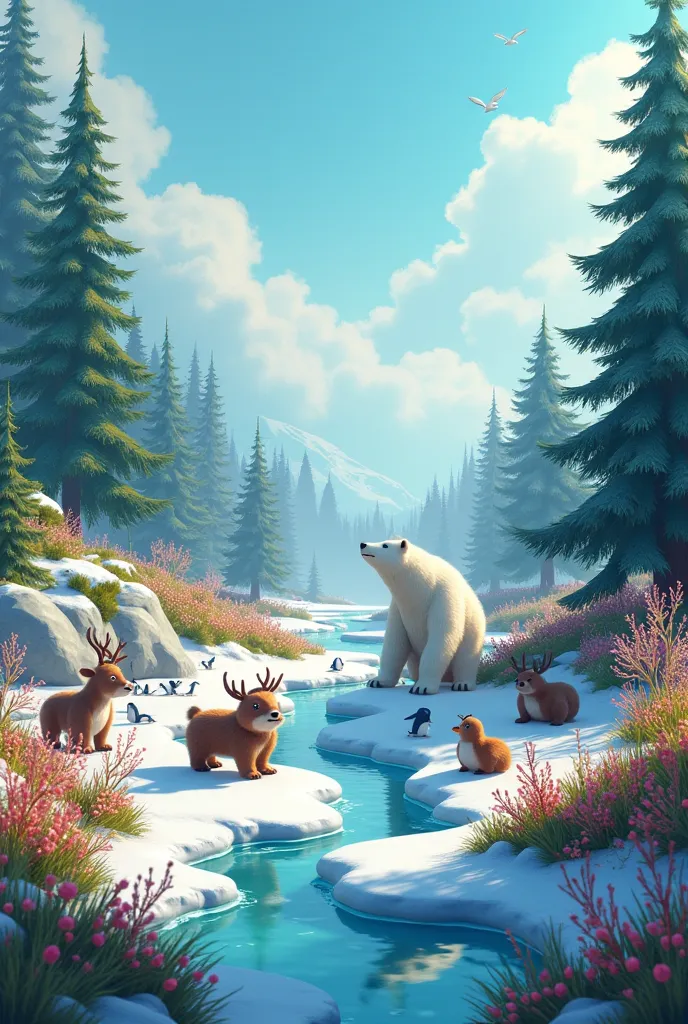Create the North Pole without a bit of ice