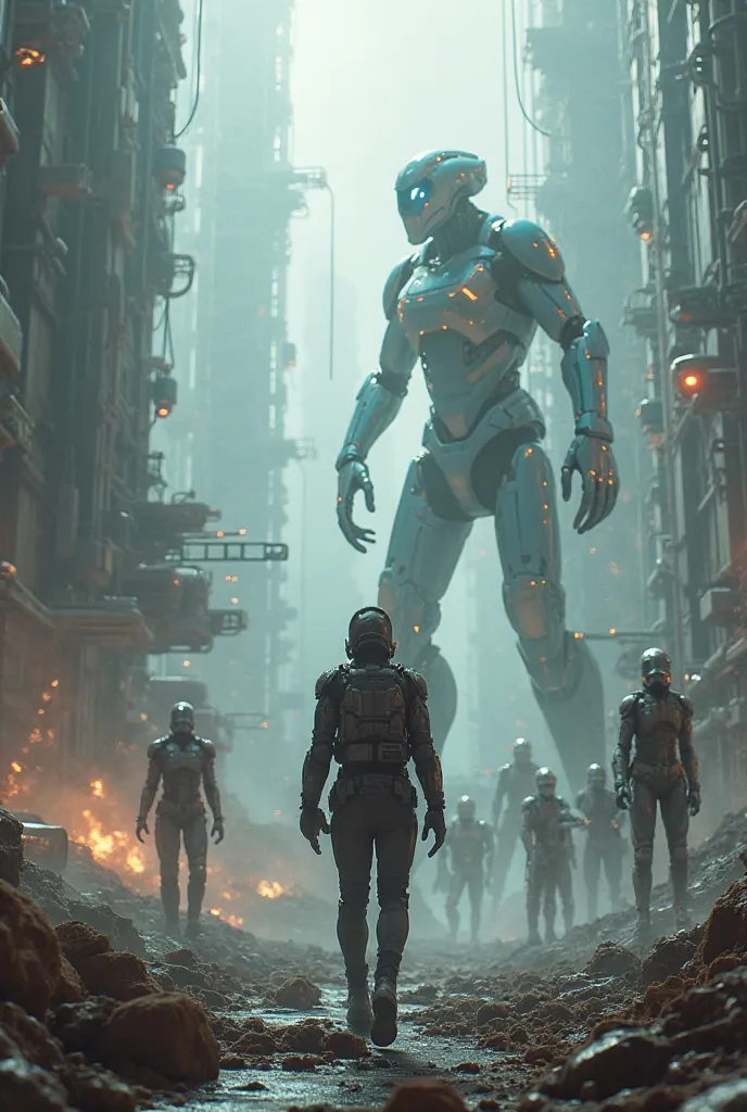 But let there be robots and a soldier
