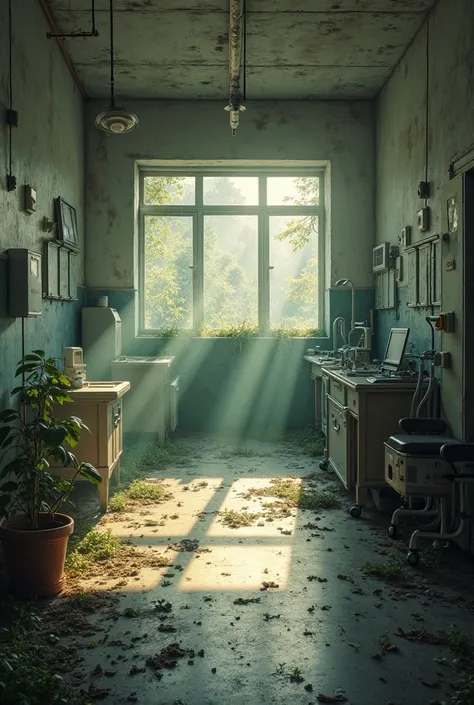 Make it a morning in an abandoned hospital   , sem humanos 
