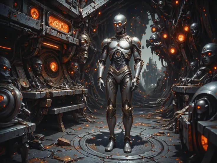 c-3po from star wars stands on the bridge of space ship, High Definition, masterpiece, Accurate, top quality, High Definition mo...