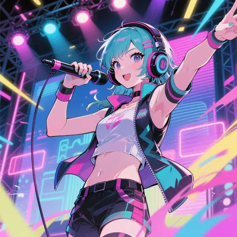 Anime cover for music album 