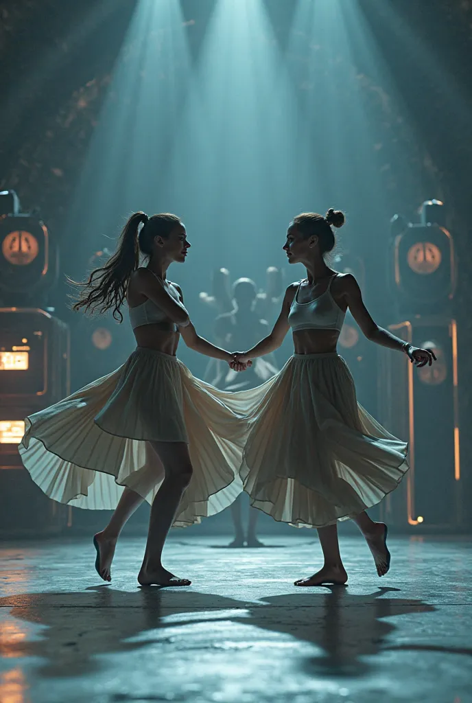 Try to broadcast modern dance. You can include, for example, a large radio in the image to convey the idea of contemporary dance