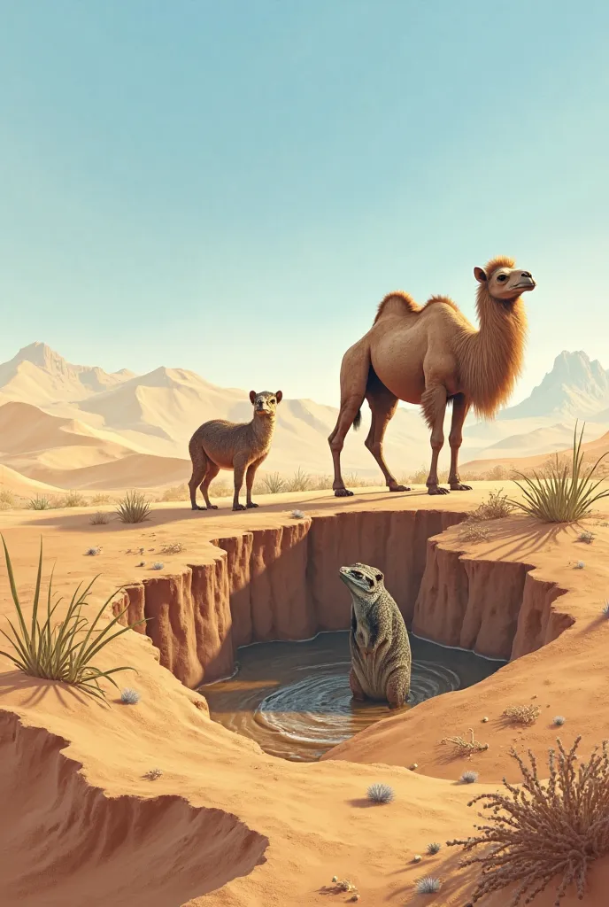 image of water saving adaptation in desert animals 