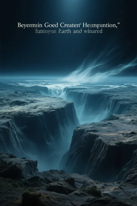 In the beginning God created the heavens and the earth. And the earth was without form, and void.;  and there was darkness on th...