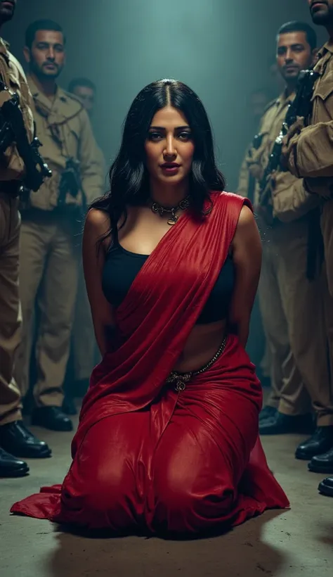 Eating, 35 year old indian curvaceous but not chubby woman short straight hair. defined body. defined abs. Large swooping breast...