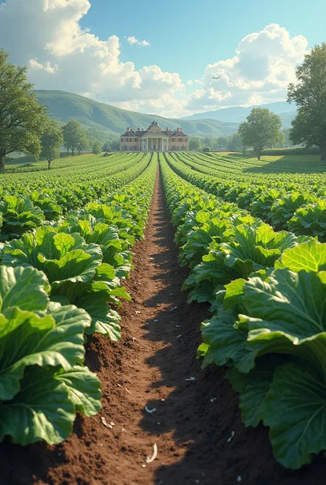 Royal chard plantation