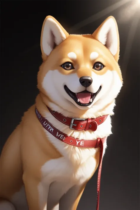 Shiba Inu３head、Brown Shiba Inu、白色Shiba Inu、黒Shiba Inu、((masterpiece、最high quality、ultra details、film light、Complicated Details、h...