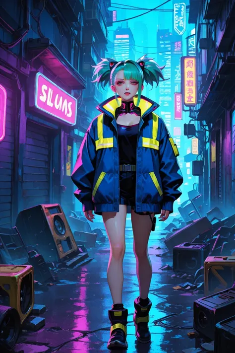RETRO CYBERPUNK SLUMS