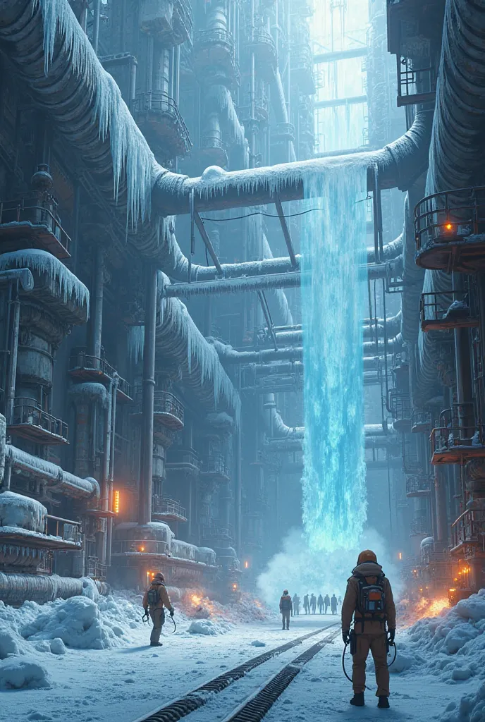 Create image “ICE GRILL FACTORY”
