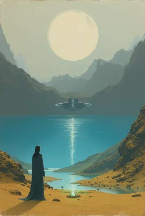 Make this better and add a moon and a ship