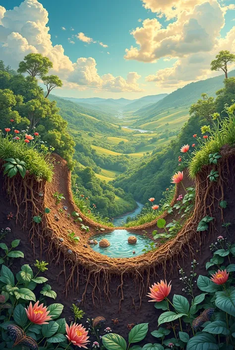 An image depicting climate and soil