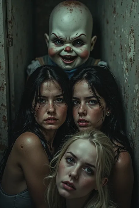 Those 4 friends you created earlier but hiding from a cursed doll
