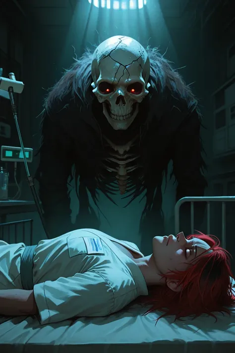 krankenschwester,krankenhaus,intensivstation,arzt,skull fracture,unconscious patient,vollnarkose,koma,sauerstoffmaske,chirurgie,...
