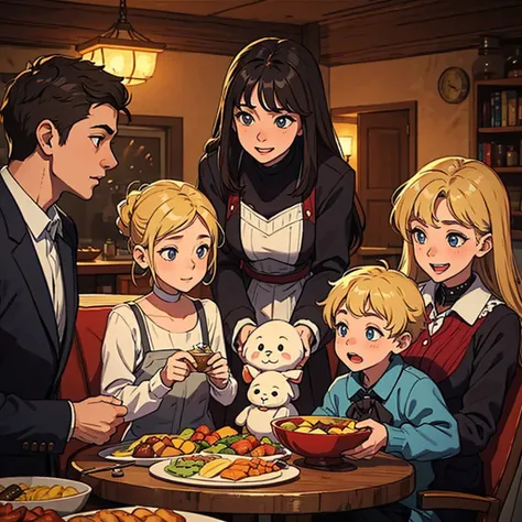 Foreigners　family　Three people　happy　Game　VALORANT
