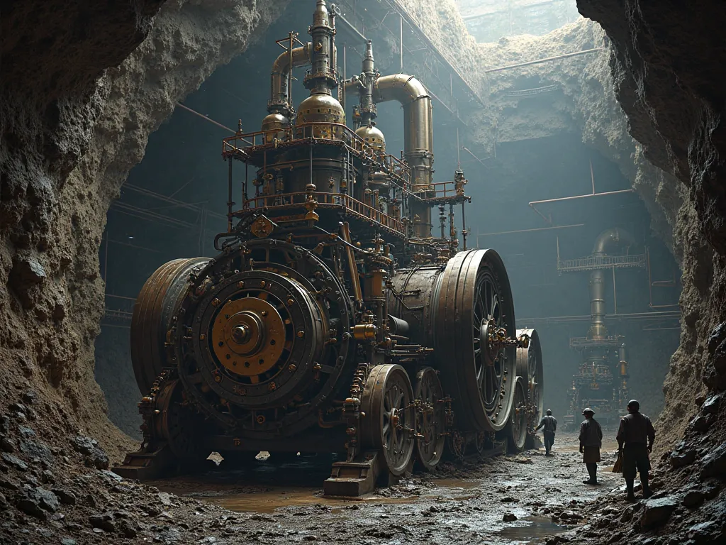 Steam engine to remove water from coal mines in 1760