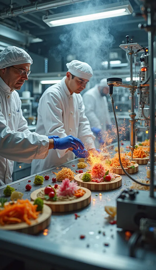 food creating in a lab