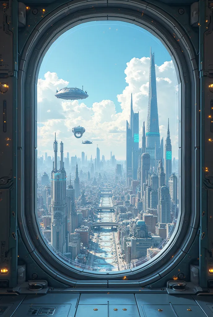 Window with a futurist vision