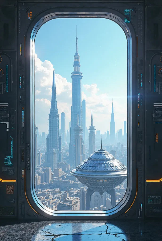 Window with a futurist vision
