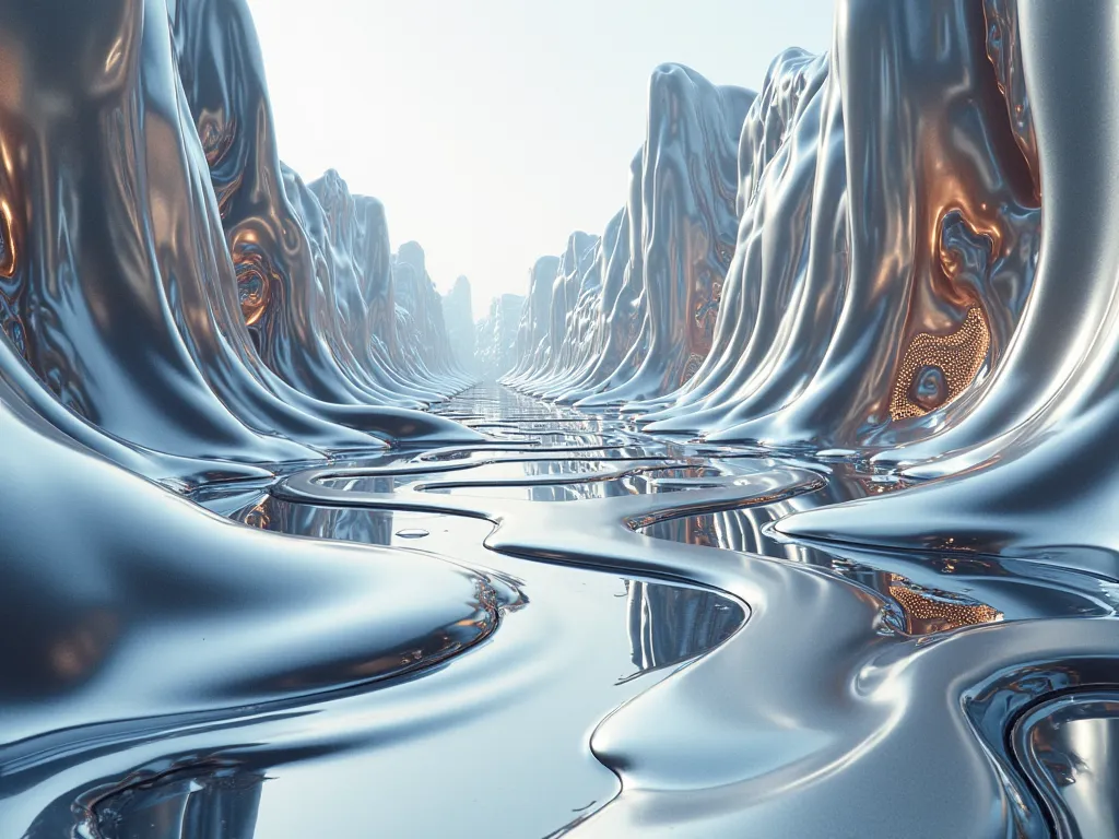 metal chrome abstract background