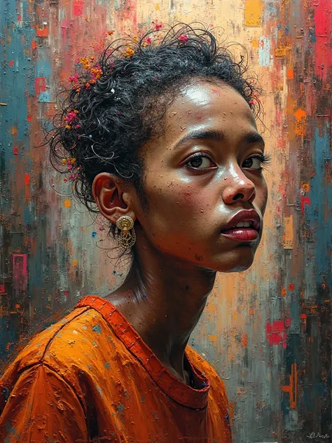 I want this photo to be like I'm painting it