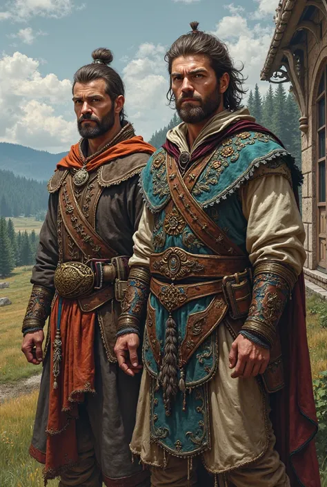 Create for me RPG characters in Ukrainian style for the online project Avalon Online 