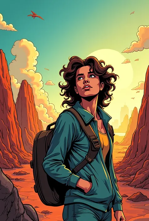 Now you have a person making a decision to travel but like a comic