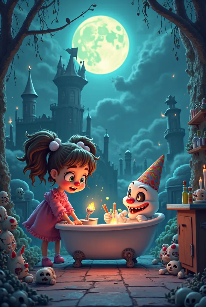 Great! As your professional text-to-image prompt engineer, I’ll craft 10 highly-detailed and unique prompts for a 3D cartoon hor...