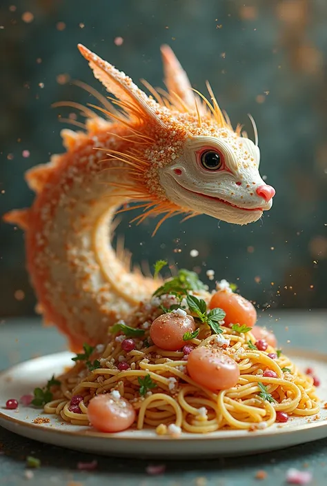 Make a food then turn into an animal
