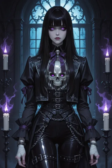 high quality, masterpiece, detailed photograph, A Gothic boy,  Supernatural beauty , attractive male face, pale skin like porcel...