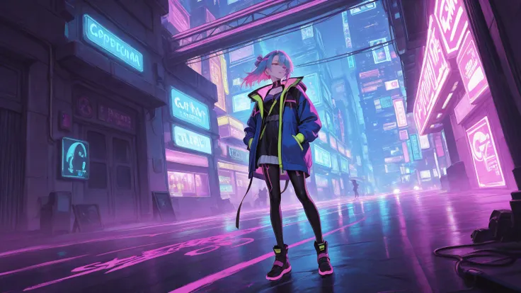Cyberpunk　colorful