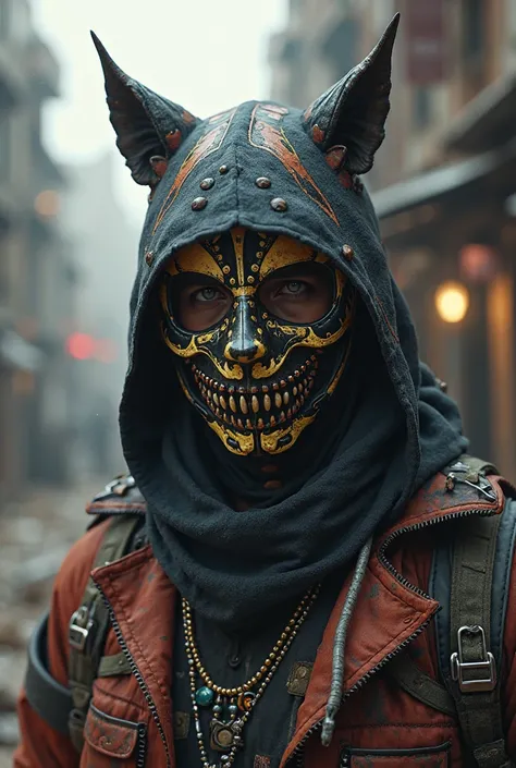 The mask has to be from the game Free Fire 
