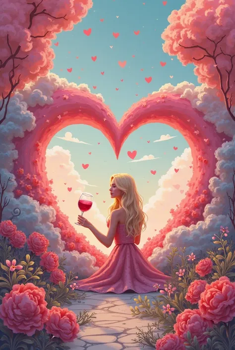 In a heart, put inside the word Pink above and the word Towers below and in the middle, put the emoji of a rocket wing for a blo...