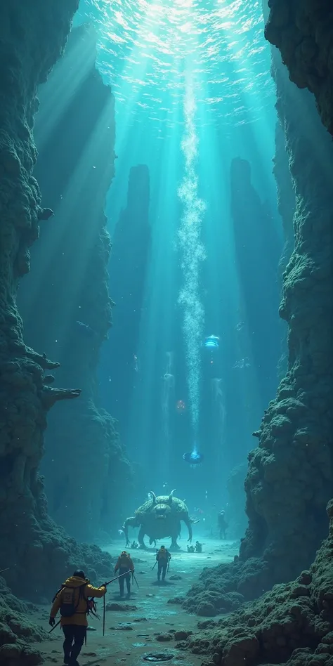 advanced aquatic combat:
- Underwater arena with futuristic ruins
- Warriors with hydrodynamic thrusters
- Telepathically contro...