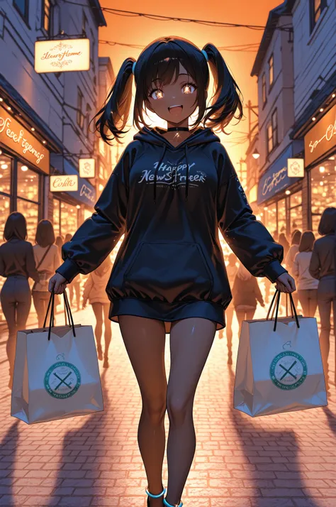 top quality, Ultimate Details, masterpiece,

#21: ((Scene on the Way Home))

Main elements:
- ((Cityscapes at Dusk))
- ((買い物袋を持つ...