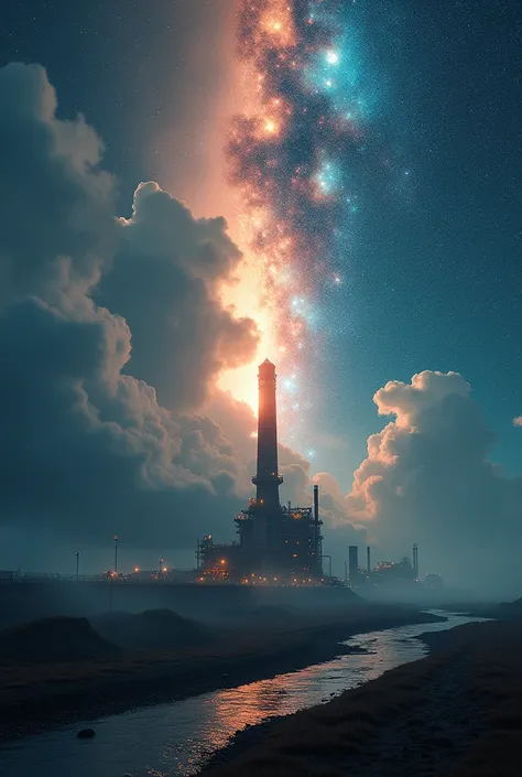 edit a short video, as the angle rises from Megator LLC in Tyumen and goes into space, that the image is moving away