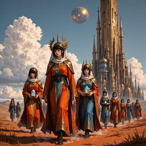 The women of Outpost 89-B on planet CX5061548 are preparing for a long day of delivering annual donations to the Lords of the Cy...