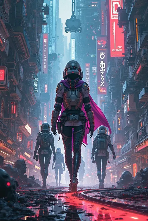 Make me a science-fiction comic 
