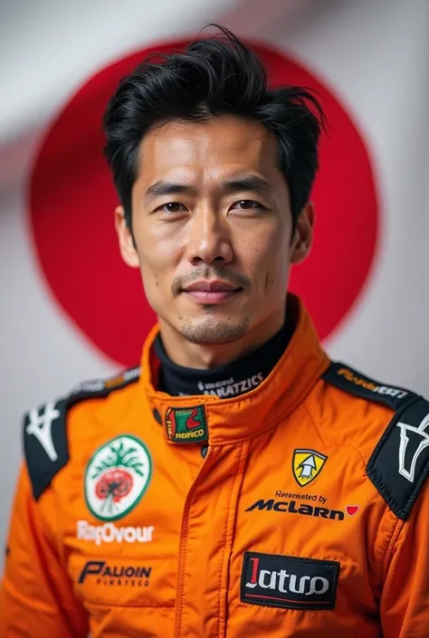 Professional Formula 1 pilot, entre 25 e 30 anos, sophisticated and athletic appearance, well-defined black hair , pele clara e ...