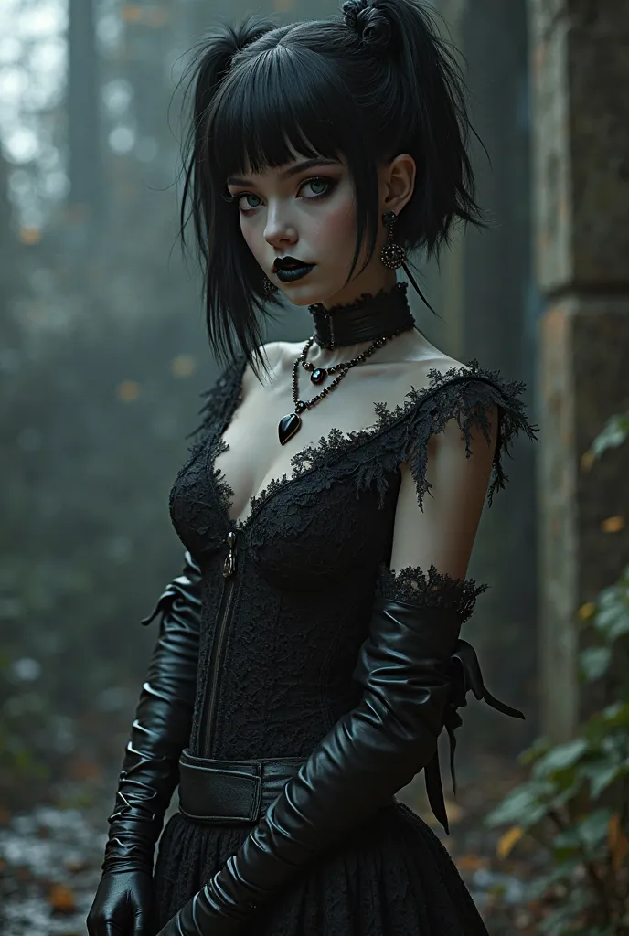 What would Chatgpt look like as a goth girl