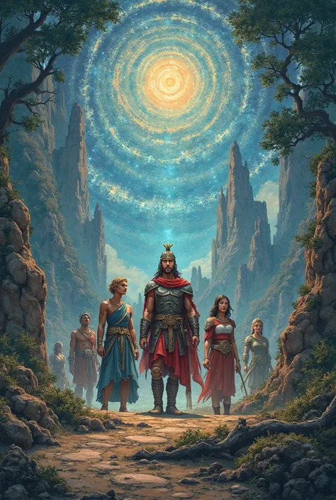 Create me a cover for an anthology of legends 