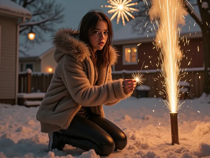 female,athletic girl,Olivia, Teen,
💋 : A seductive daredevil kneels in the snow, the flickering match in her hand ready, to spar...