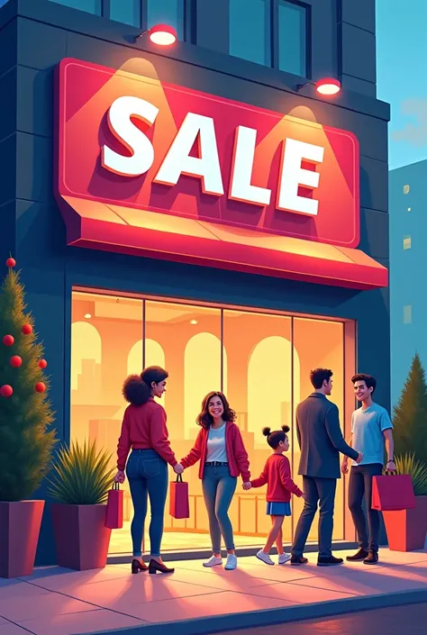 1024x600px banner of a sales store