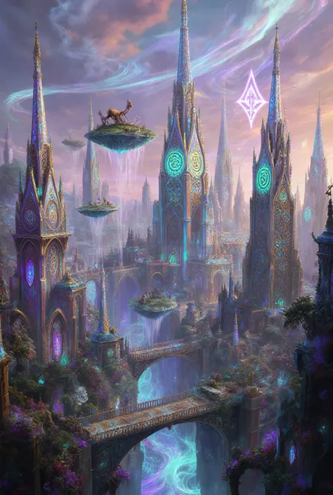 Magical cityscape