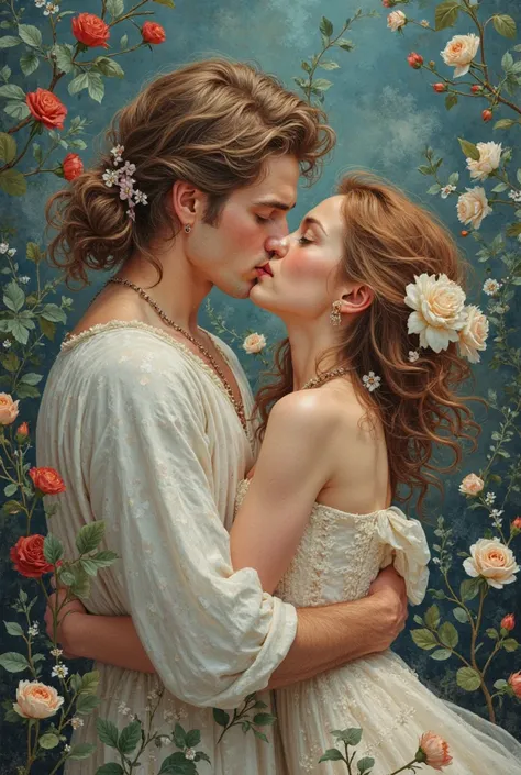 Illustrate poetry collections. The following verses: When we kiss,
Two stars meet in the sky,
Tornado of Swan Graces
Clean Ponds...
