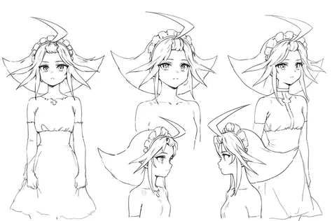 Based on the attached image,Beautiful girl,High Quality,headdress（Katyusha）,The hairstyle is faithfully reproduced,the hair is n...