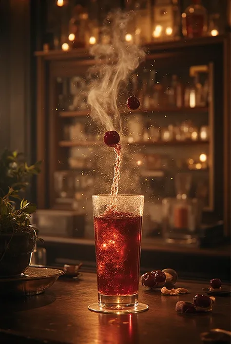 Create a video of the origin of cocktails referring to my cocktail cherry brand referring to cocktails