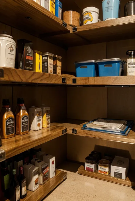 Serrated storage shelves