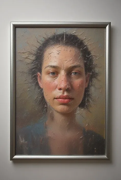 score_9, 1woman, realistic style, Low-angle,  square on the wall, 셰프 모자를 쓴  square on the wall, perfect square, shiny border

*n...