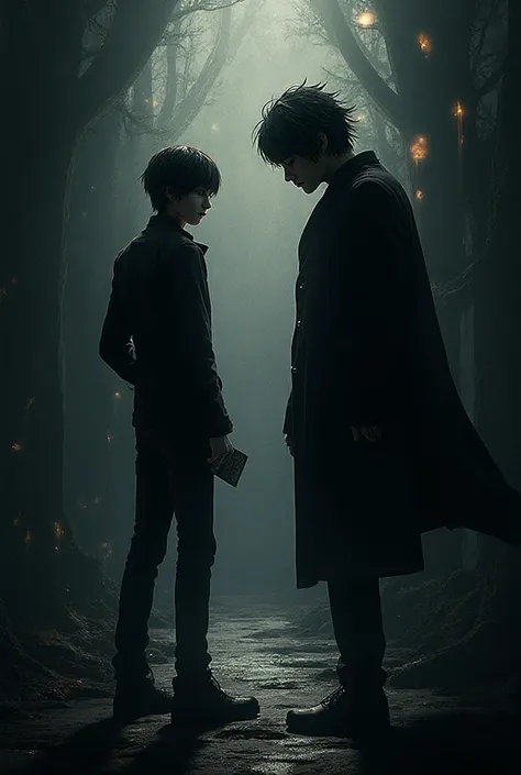 create a HD image''Light vs L Wallpapers ''.