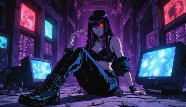 (masterpiece, best quality, ultra detailed, cinematic anime frame), 16k resolution,  
retro 1980s-1990s mature anime style (Ghos...